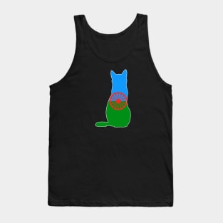 Romani Cat Flag Tank Top